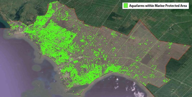 Identifying aquafarms within Marine Protected Areas